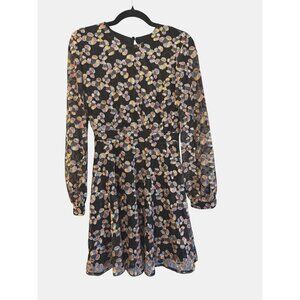 NWT Just Cavalli Mini Dress Black Lace Multicolor Size US 4 $885 [jb]